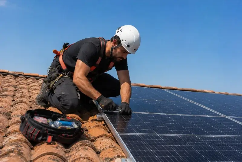 Maintenance et monitoring de panneaux solaires à Niederschaeffolsheim