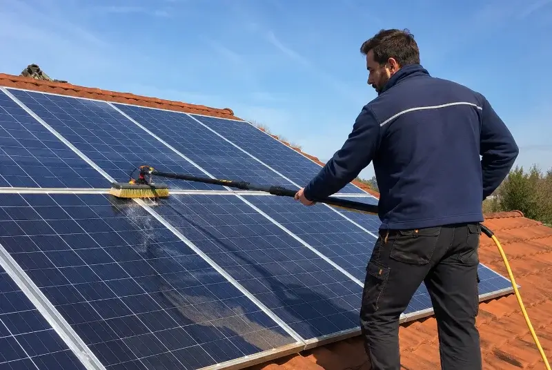 Nettoyage et entretien de panneaux solaires à Niederschaeffolsheim
